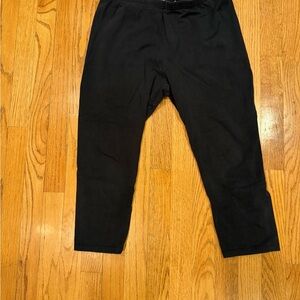 J. Jill Black Petite Pima Capri Leggings